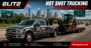 Class 3 to 5 pickup truck and gooseneck trailer used for hot shot trucking
