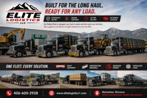 Request a nationwide flatbed trucking quote from Elite Logistics LLC.